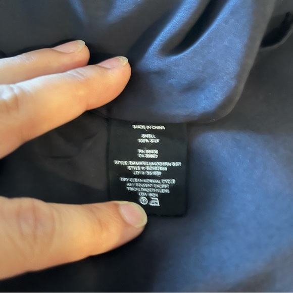 Theory Asymmetrical, One-shoulder Silk Blouse with Ruffle - Picture 12 of 12